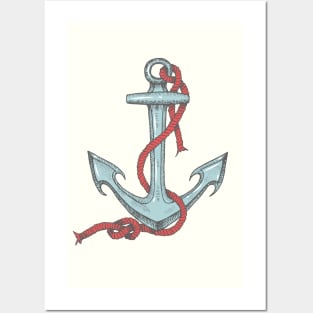 Vintage anchor Posters and Art